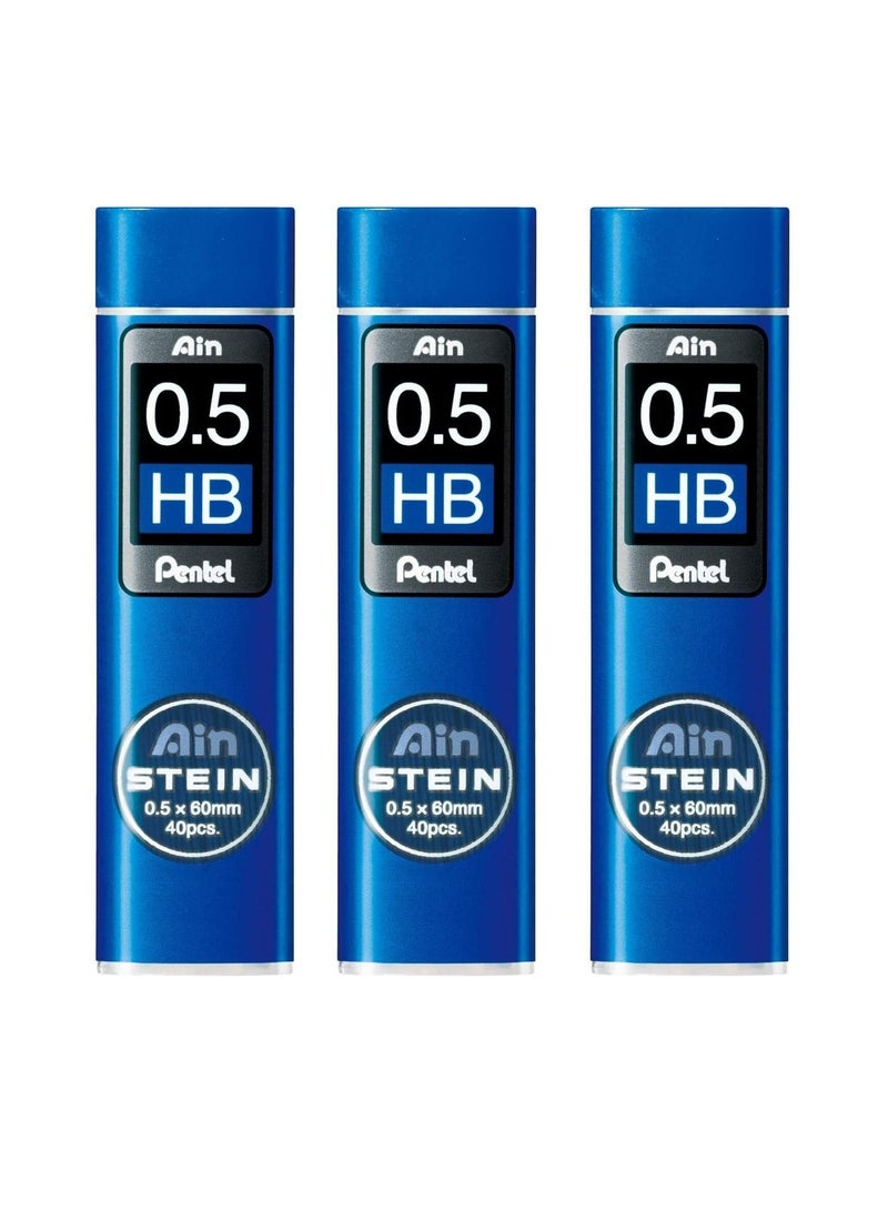 Pentel 120 قطعة من أقلام الرصاص الميكانيكية 0.5 مم - Image 1