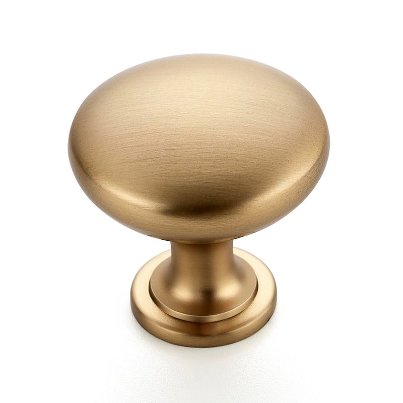 JOY DECOR 25 Pack Champagne Bronze Cabinet Knobs 1-1/6 Inch Zinc Solid Kitchen Cabinet Pulls Drawer Knobs - Image 1