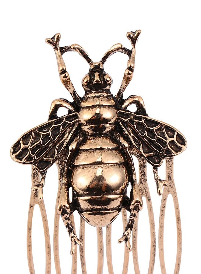 Minkissy 4pcs Vintage Hair Comb Bee Cartoon Animal Comb Headwear Hair Pin Hair Accessories For Wedding Banquet Party - Image 5