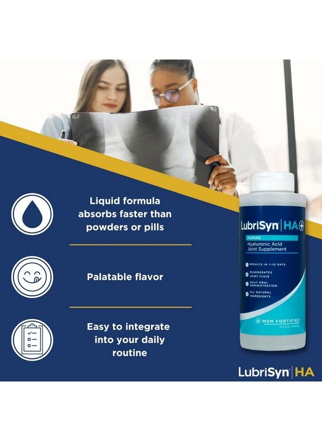Lubrisyn - Ha With Msm Proprietary Vegan Joint Relief Edible Supplement Made In Usa For Humans 30 Day Supply Of Liquid Hyaluronic Acid Formula For Healthy Joints - Image 1