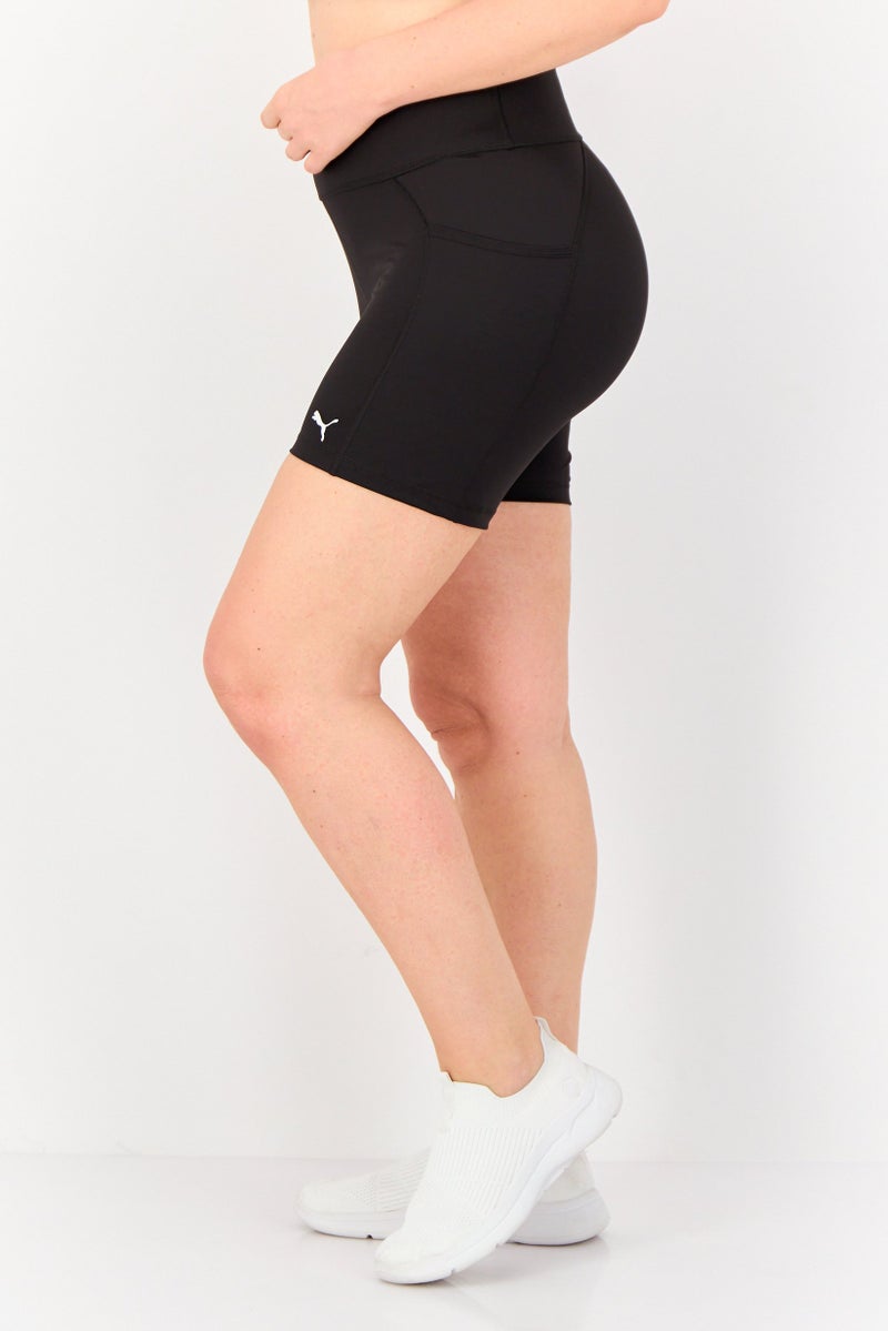 PUMA شورتات جري رياضية للنساء، سوداء - Image 2