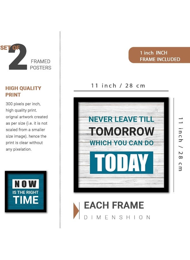 Home Trove Kotart - Motivational Quotes Framed Posters For Decoration - Wall Frames For Home And Office Wall Decor (11 X 14 Inch, Framed)(Blue)  - Image 3