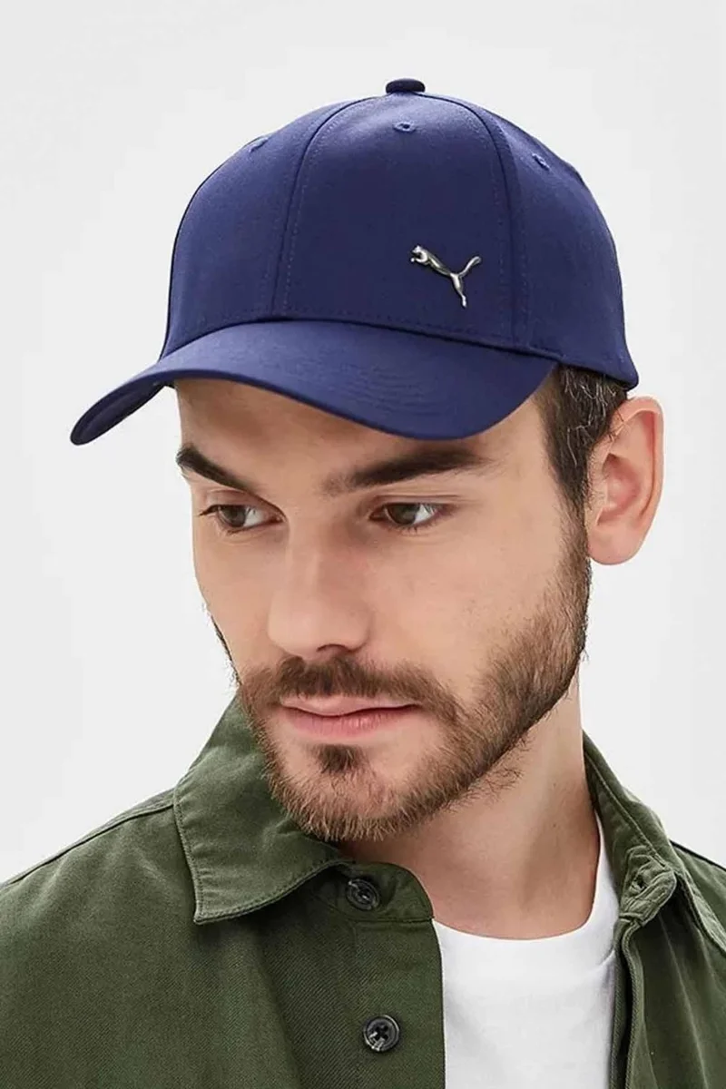 PUMA Metal Cat Cap Unisex Navy Blue Daily Hat 02126907
