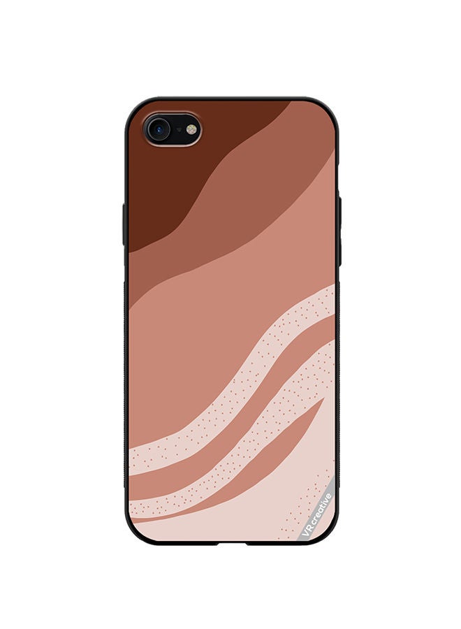 VR CREATIVE Protective Case Cover For Apple iPhone SE (2022) Layers Design Multicolour - Image 1