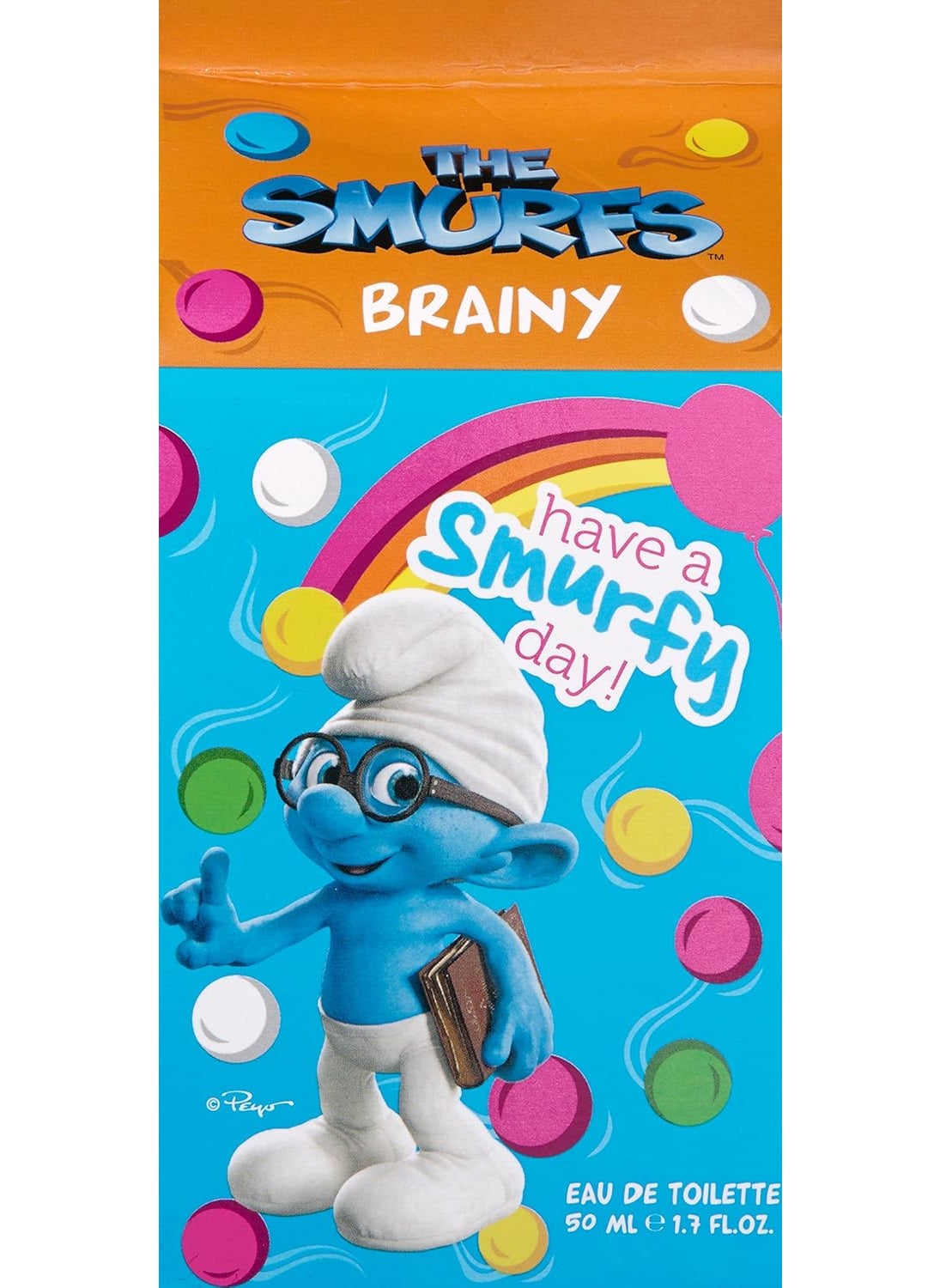 THE SMURFS The Smurfs First American Brands The Brainy Eau De Toilette Spray for Kids 17 Ounce  - Image 2