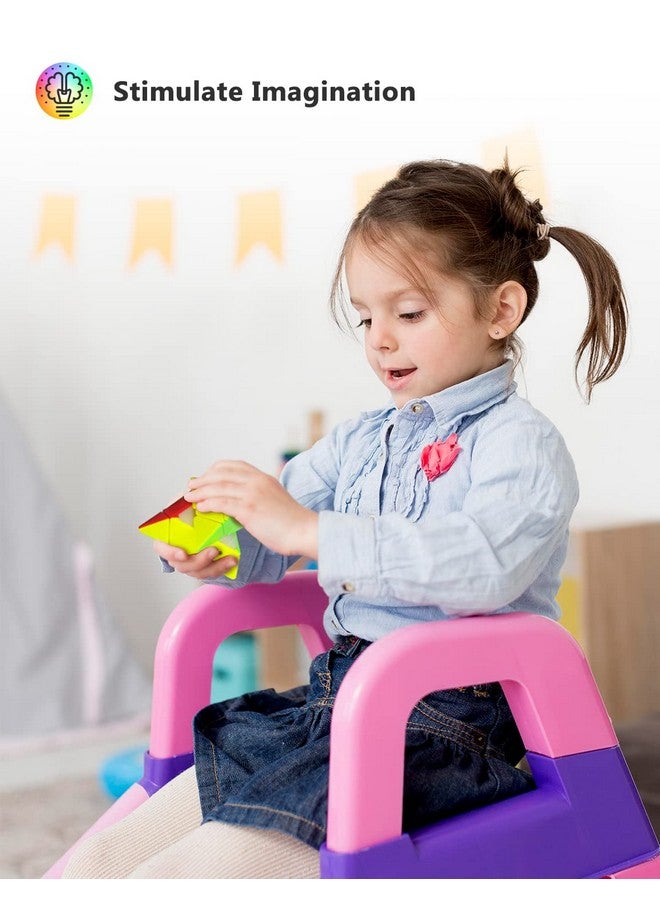 فديلين مجموعة مكعبات السرعة من Vdealen، مجموعة مكعبات سحرية هرمية 2x2x2 3x3x3، ألعاب مكعبات الألغاز لحفلات أعياد الميلاد وهدايا عيد الميلاد للأطفال والمراهقين والبالغين (بدون ملصقات) - Image 5