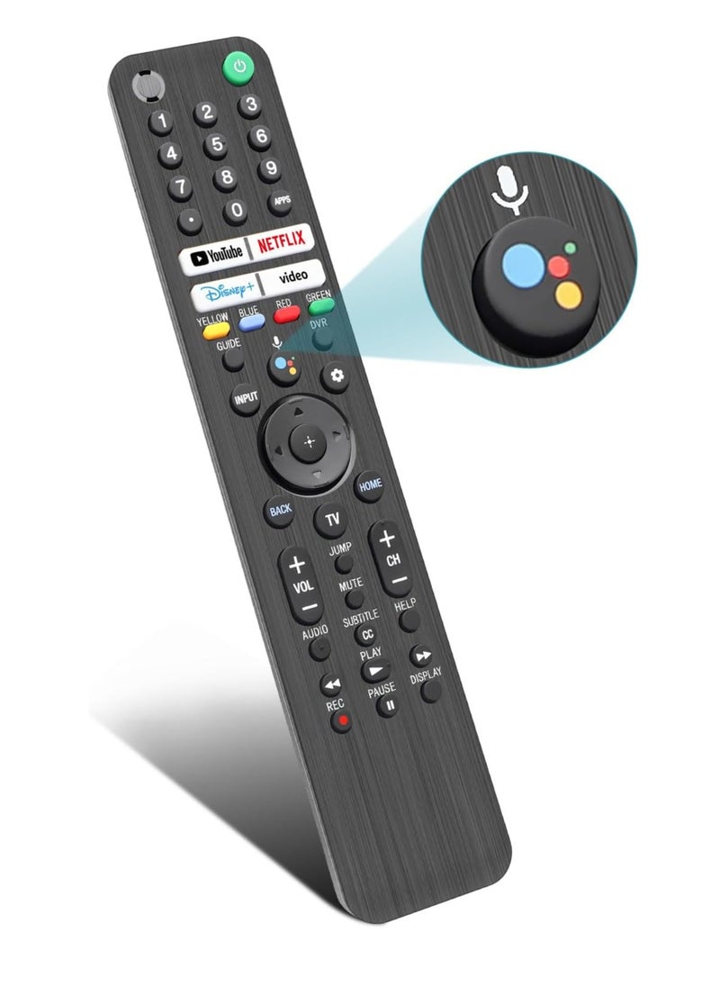 ELTRAZONE Sony TV Remote Replacement with Voice Command – Compatible with Sony TVs & Bravia XR/XBR/KD Series (2018–2023) – Supports 4K LED OLED Google Android Smart TVs – No Setup Required – 1-Year Full Warranty  - Image 1
