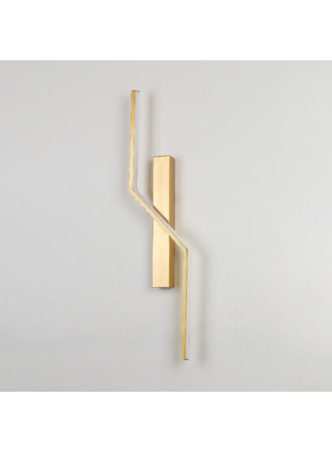 Hummer modern wall sconce in golden color with 3 lights, 15 watts each, - Image 2