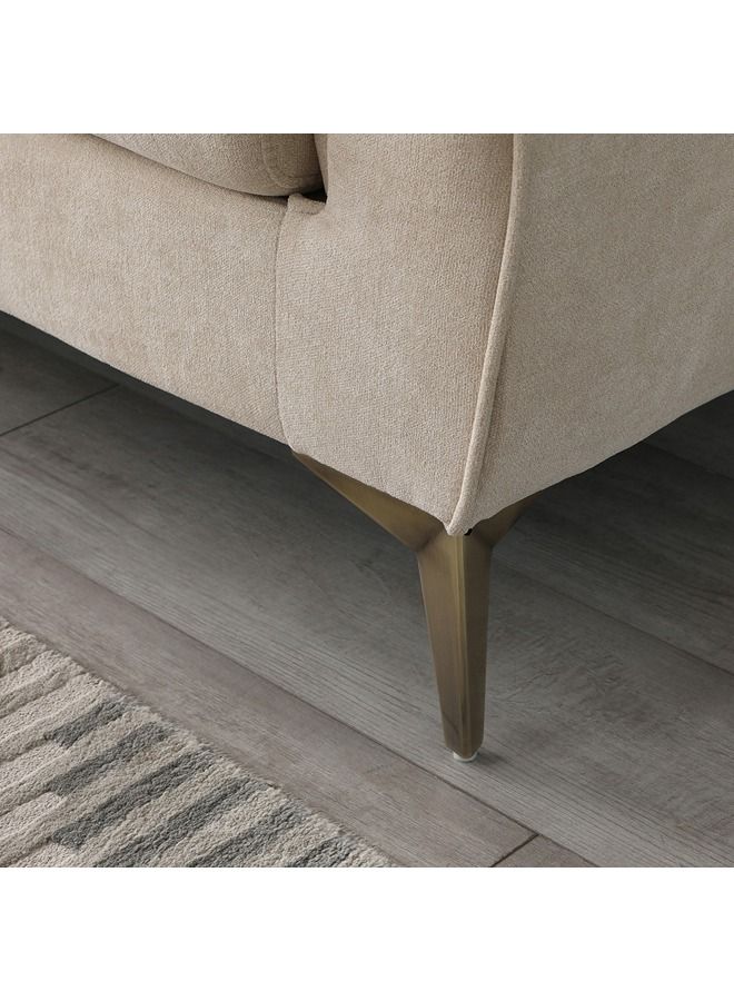 Home Box Oro 1-Seater Fabric Sofa With Cushion 92x80x108 cm - Image 5