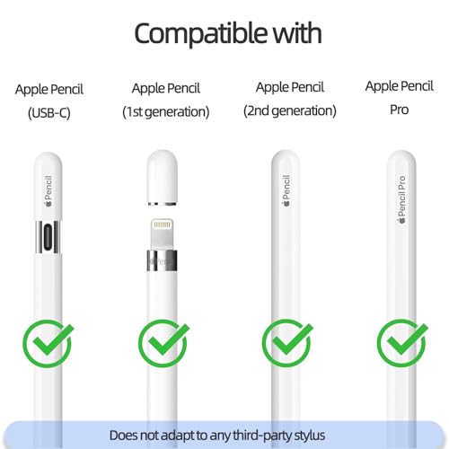 TODXARZC Replacement Pencil Tips for Apple Pencil Pro Fine Point Metal Tip for Apple Pencil 2nd Generation and 1st GenerationApple Pencil USBC WearResistant Precise Control ipencil Tips Sets with Case - Image 3