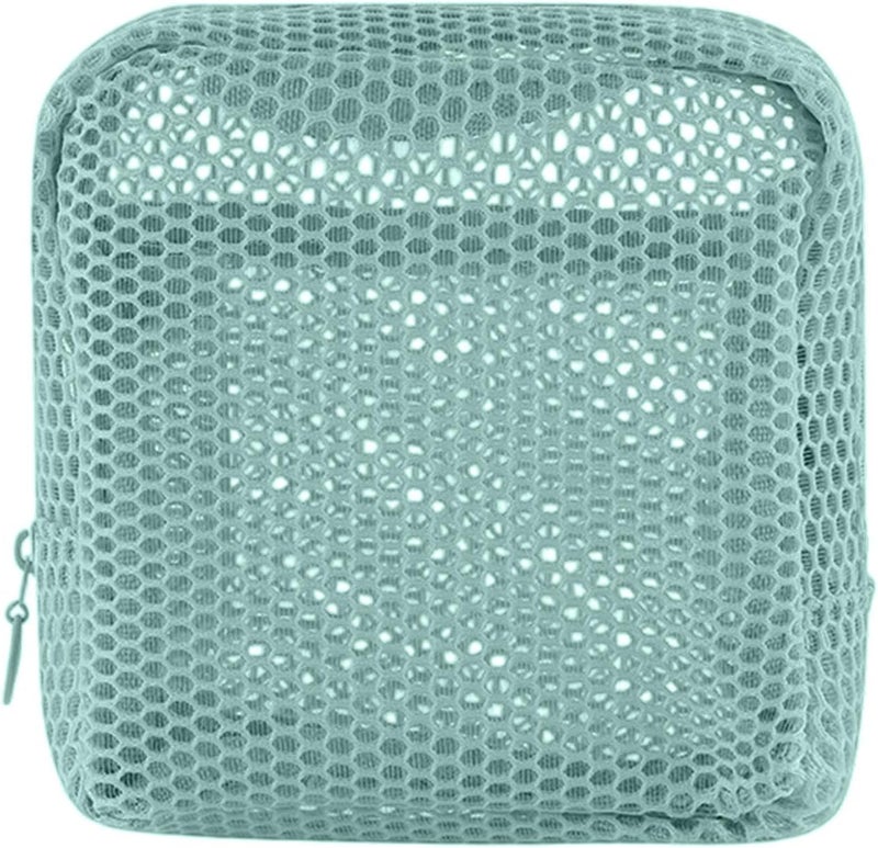 Portable Ventilated Meshes Cosmetic Bag for Lipsticks Skincare Sanitary Pads Portable Neat Organizers Breathable Meshes - Image 1