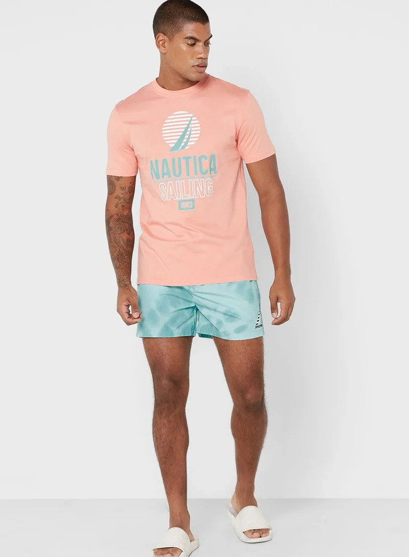 NAUTICA Logo Swim Shorts