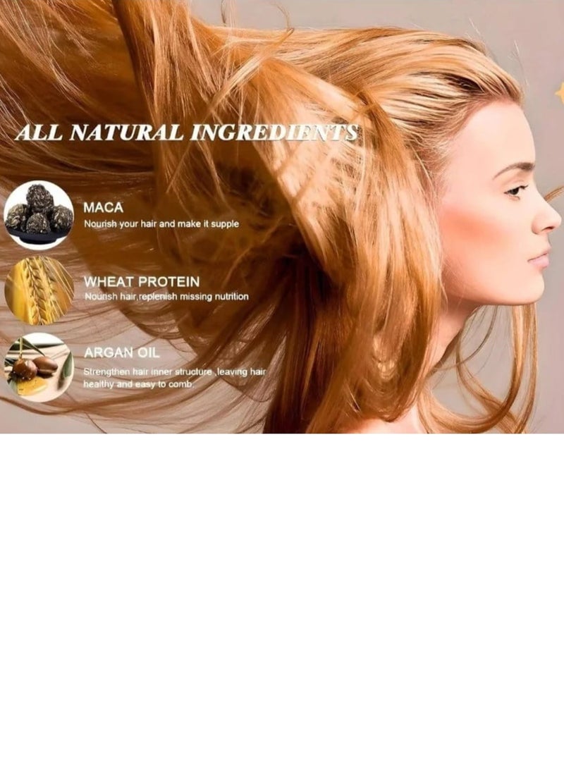 Karseell Collagen Hair Treatment Deep Repair Conditioning Argan Oil Collagen Hair Mask Essence for Dry Damaged Hair All Hair Types 16.90 oz 500ml - Image 4