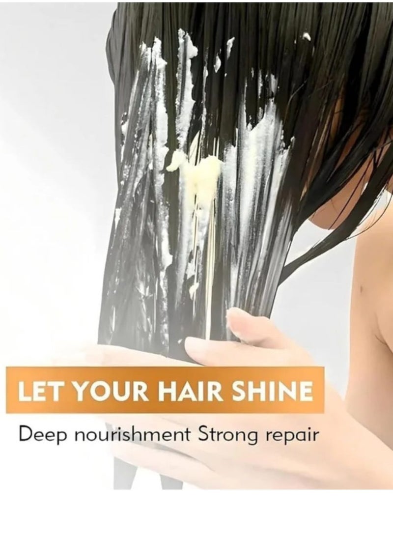 Karseell Collagen Hair Treatment Deep Repair Conditioning Argan Oil Collagen Hair Mask Essence for Dry Damaged Hair All Hair Types 16.90 oz 500ml - Image 3