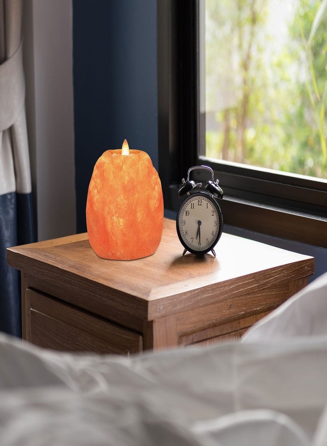 Himalayan Glow Hand Carved Himalayan Salt Candle Holders, Home Decor Item great as a Night light - Image 4