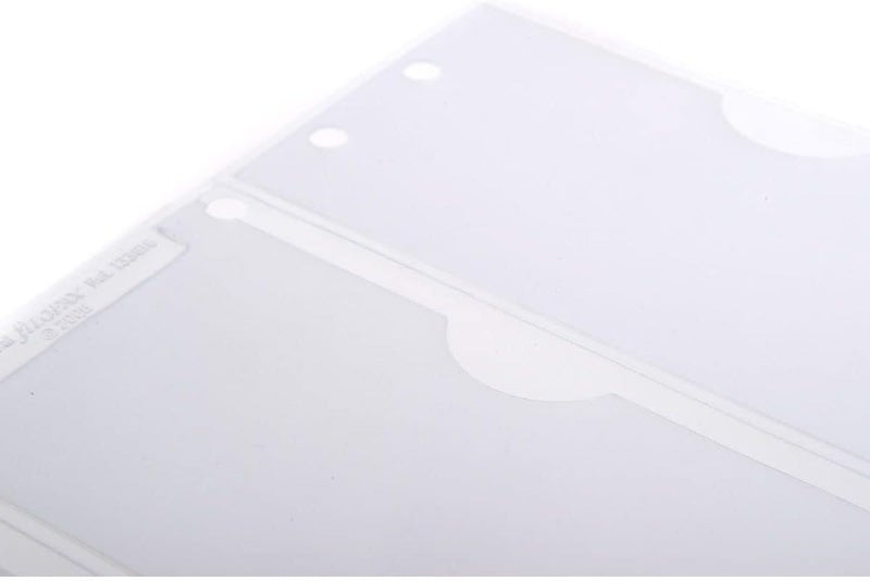 Filofax Personal Business Card Holder - Clear, Holds Six Cards - Image 3