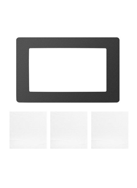 Black LCD Gasket 6.5 x 4.1in Protection from Resin Spill with Non-dust Cloths Compatible with Wanhao D7 Photon Photon-S 5.5 Inch LCD Resin 3D Printer