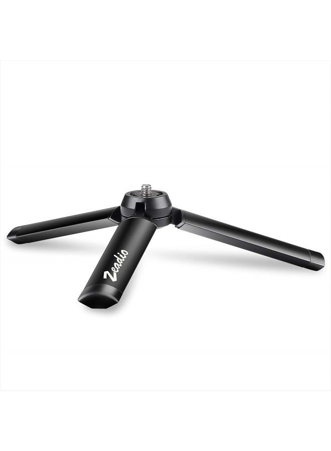 Zeadio Metal Mini Tripod, Desktop Tabletop Stand Compact Tripod for Smooth 4, Osmo Mobile, Vimble 2, Gimbal Handle Grip Stabilizer and All Cameras - Image 1