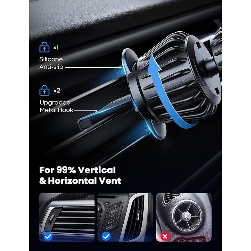 لاميكول Lamicall for MagSafe Car Mount Vent 20 Super Magnets Accessories for iPhone - Image 5