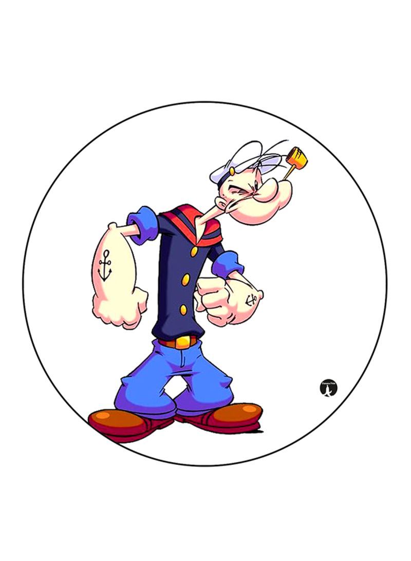 RKN Popeye The Sailor Man Printed Mouse Pad  Multicolour 