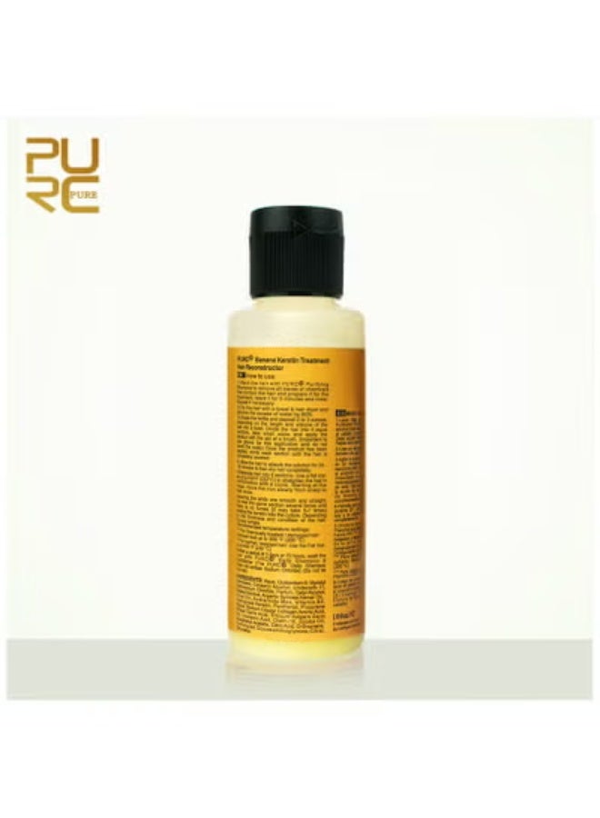 PURC Banana Flavor Smoothes, Repairs Dry and Frizzy Hair, Straightens and Shines Brazilian Keratin - Image 3