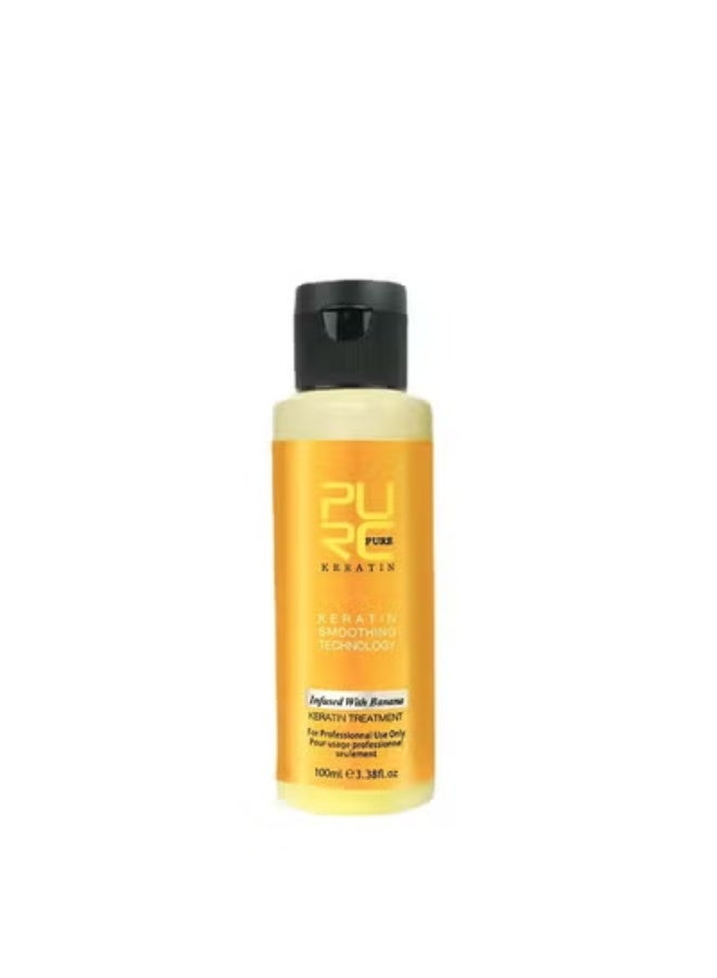 PURC Banana Flavor Smoothes, Repairs Dry and Frizzy Hair, Straightens and Shines Brazilian Keratin - Image 2