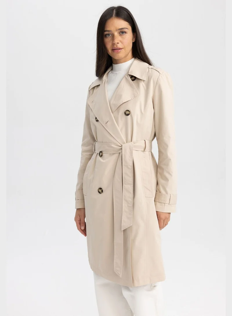 DeFacto Button Detail Coat