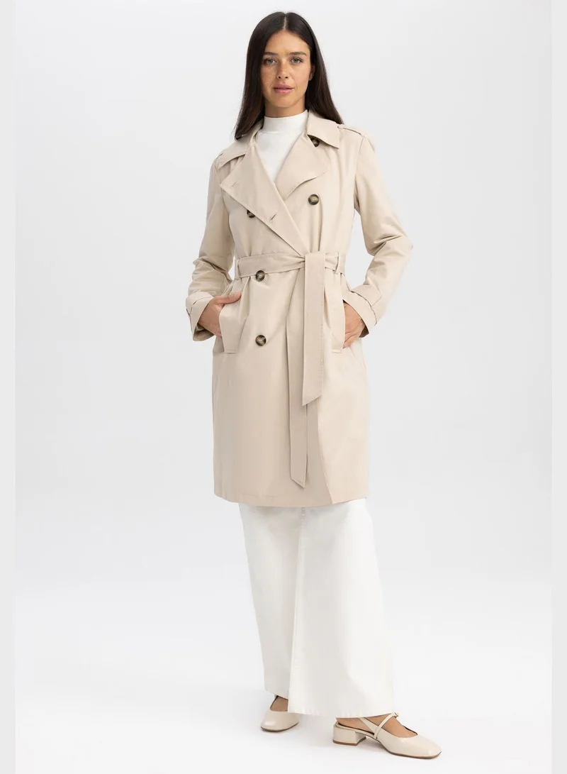 DeFacto Button Detail Coat