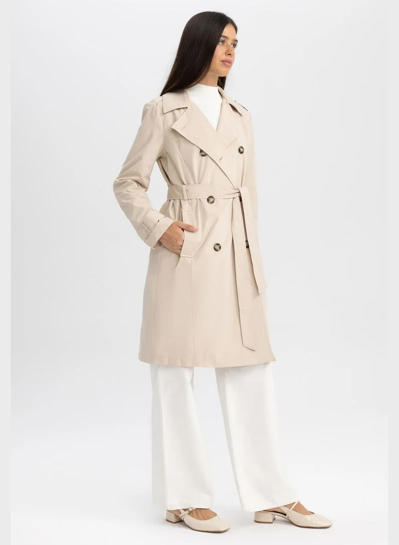 DeFacto Button Detail Coat