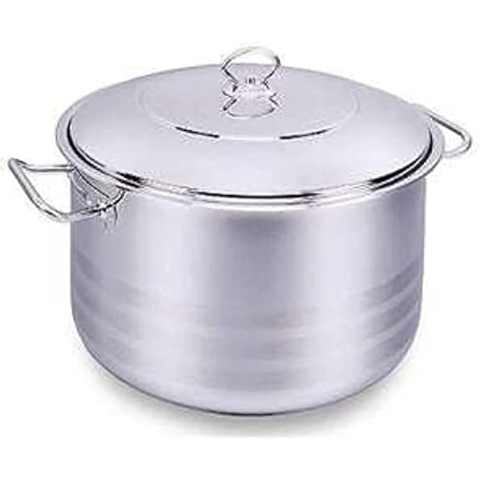 Korkmaz Mega Stainless Steel Casserole With Lid 40X26 Cm  300 L  Silver  Ka1948 - Image 5