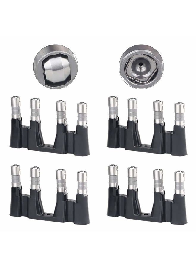 JDMON Compatible with New Hydraulic Roller Lifters Set of 16 and 4 Guide Trays Chevy LS1 LS2 LS3 LS6 LS7 LQ4 LQ9 LY5 LY6 LM7 4.8 5.3 5.7 6.0 GM Replace 12499225 HL124 - Image 4