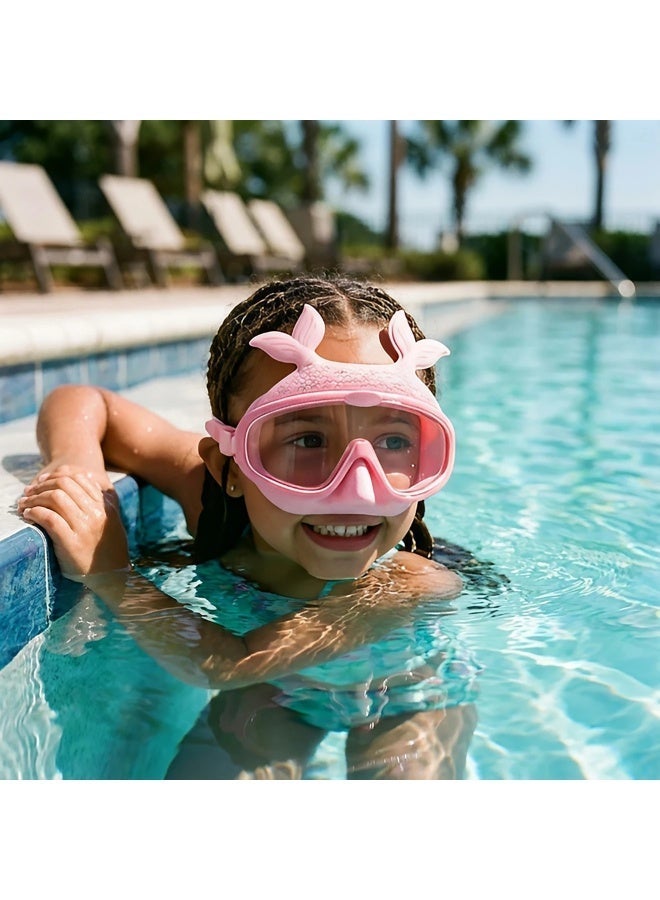 Trishi Coconut Grove Character Swim Mask for Kids – Anti-Fog UV Protection Swimming Goggles, Adjustable Strap, Leak-Proof Silicone Seal, Comfortable Design for Boys & Girls Pearl the Mermaid - Image 5