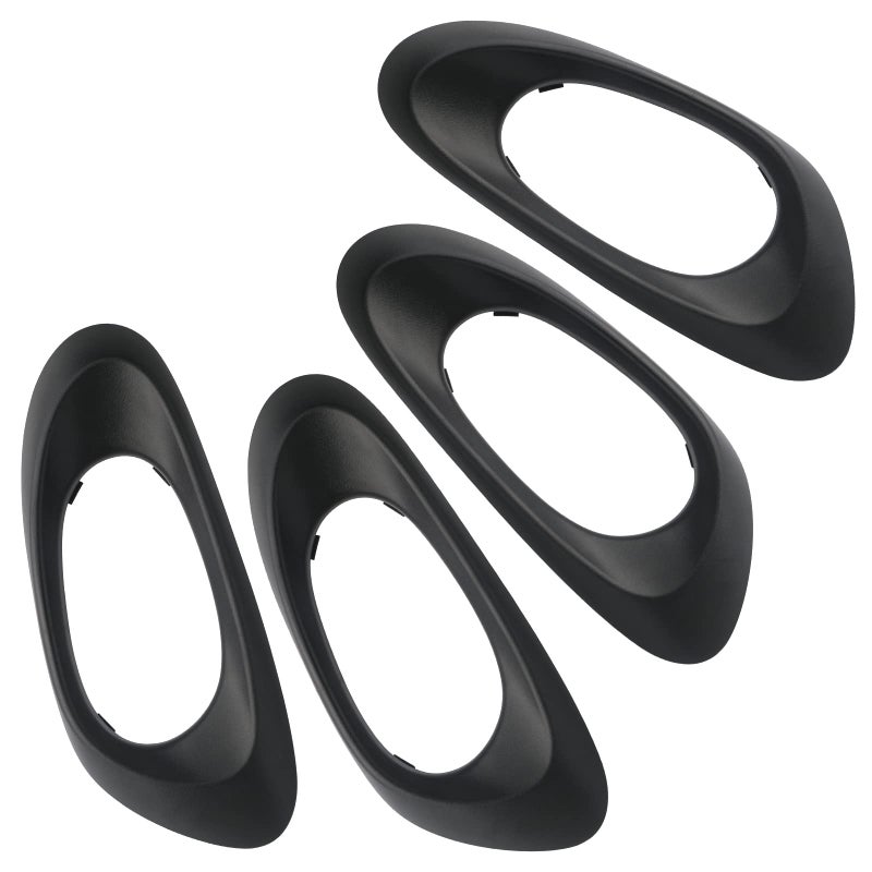 APPERFiT غطاء إطار مقبض الباب الداخلي APPERFiT (4 قطع) متوافق مع شيفروليه تريل بليزر 2002-2009 يستبدل 15214501 15214502 15214506 15214507 - Image 2