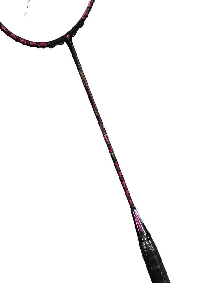 FLYPOWER BADMINTON RACKET COMET WITH TRACKSUIT FLY MARATHON WHITE BLACK SIZE L - Image 5