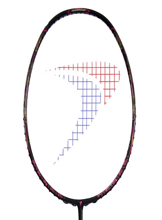 FLYPOWER BADMINTON RACKET COMET WITH TRACKSUIT FLY MARATHON WHITE BLACK SIZE L - Image 4
