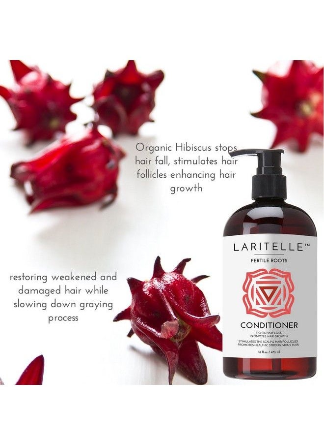 Laritelle - Organic Antithinning Conditioner | Fortifying Strengthening & Rejuvenating | Prevents Hair Loss And Shedding Promotes New Hair Growth | Ayurvedic Herbs Lavender Ginger Rosemary - Image 1