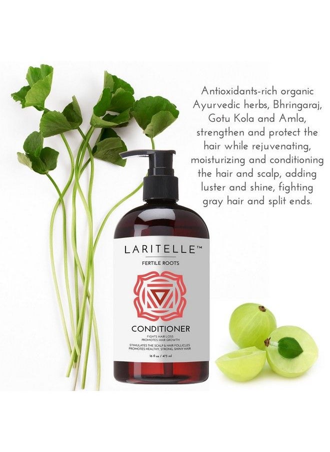 Laritelle - Organic Antithinning Conditioner | Fortifying Strengthening & Rejuvenating | Prevents Hair Loss And Shedding Promotes New Hair Growth | Ayurvedic Herbs Lavender Ginger Rosemary - Image 1