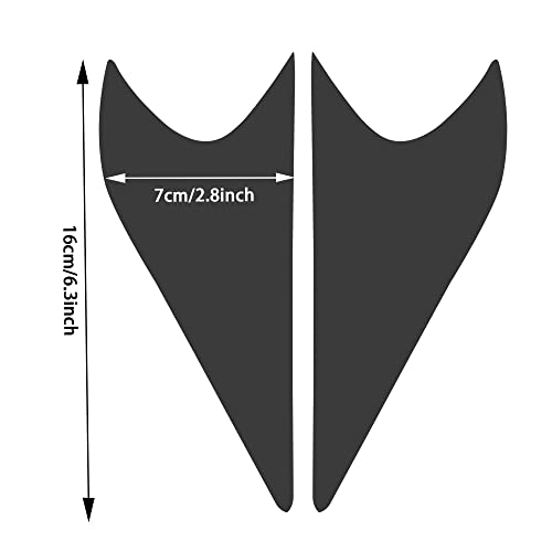 TOMALL أفلام تظليل مصابيح السيارة TOMALL متوافقة مع هوندا أكورد 2016-2017 20% نقل الضوء حواف برتقالية ملصقات حذف زينة للسيارة (20% أسود داكن) - Image 2