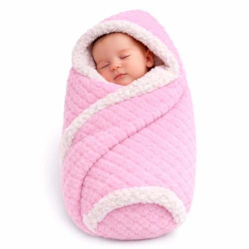 BRANDONN Premium Baby Blanket 100×75 cm – Ultra Soft Flannel Sherpa Newborn Blanket for Winter, AC, Stroller, Crib, Travel (0-12 Months) - Image 1