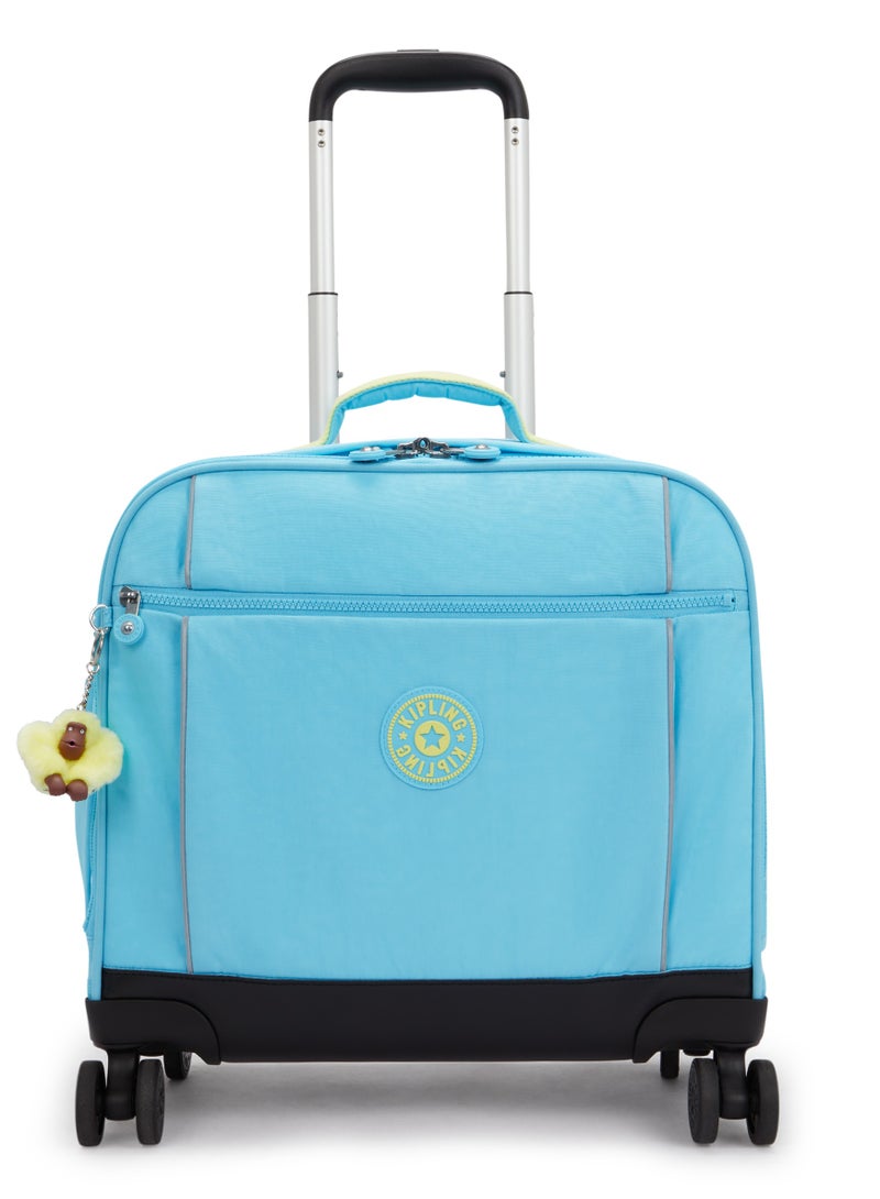 kipling Storia + New Kichirou + Cute (Buy Trolley + Lunch Bag & Get Free Pencil Case) (Set of 3pcs Bundle) Splash Blue - Image 5