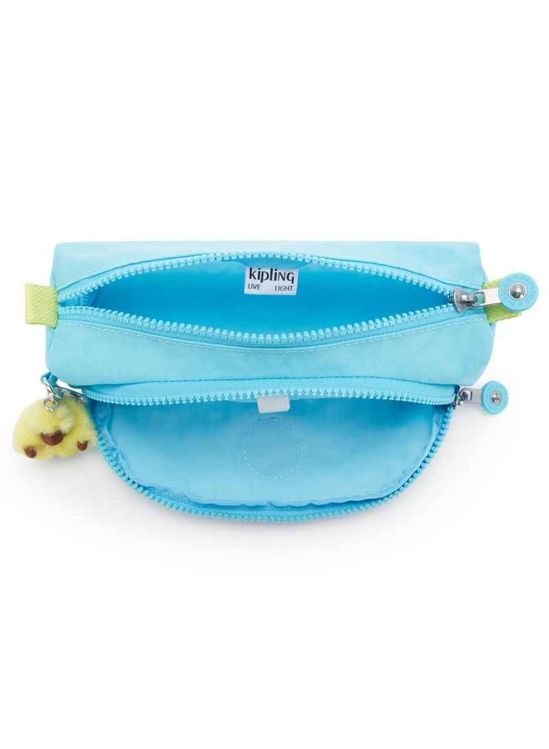 kipling Storia + New Kichirou + Cute (Buy Trolley + Lunch Bag & Get Free Pencil Case) (Set of 3pcs Bundle) Splash Blue - Image 3