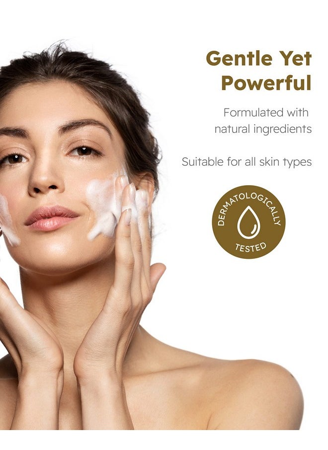 Isa Knox - Turnover 28 Advanced (True Facial Cleanser 6.1Fl Oz) Korean Skincare Nondrying Bubble Foam Face Wash Pomegranate Vinegar Natural Bamboo Cellulose - Image 1