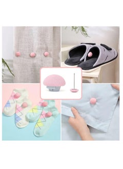 OASIS-TH Duvet Cover Clip, Duvet Clips Fixer, Non-Slip Duvet Cover Clips, Plastic, Duvet Cover Clips, Duvet Pins, Mushroom Fastening Clip with Button, Pack of 8  - Image 3