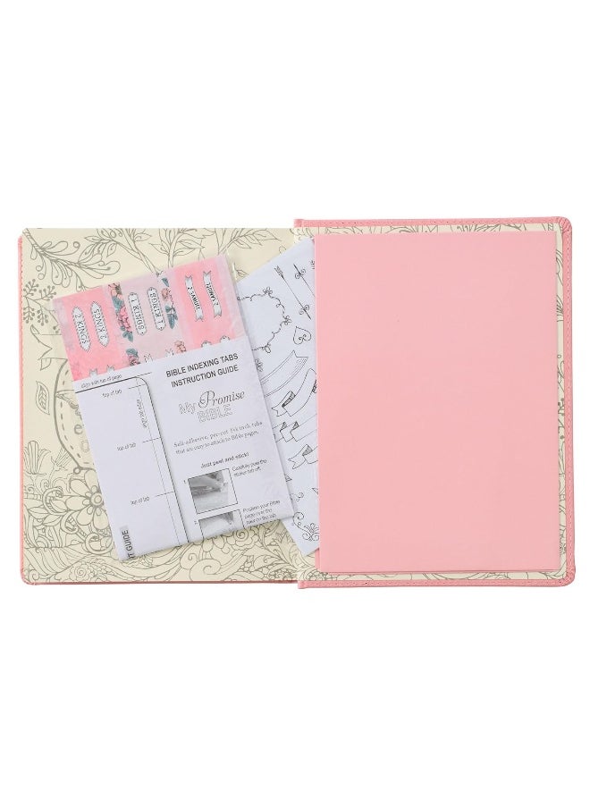 Christian Art Gifts Inc My Promise Bible Square Pink  - Image 2