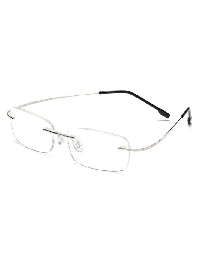 نيبمينينت New Titanium Alloy Anti-blue Light Frameless Elastic Memory Ultra-light Thin Leg Hinged Reading Glasses 289 