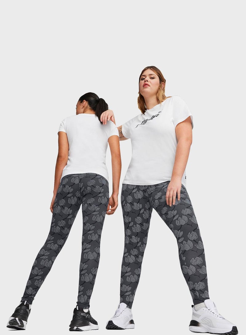 PUMA Essential Blossom Printed Leggings  - Image 1