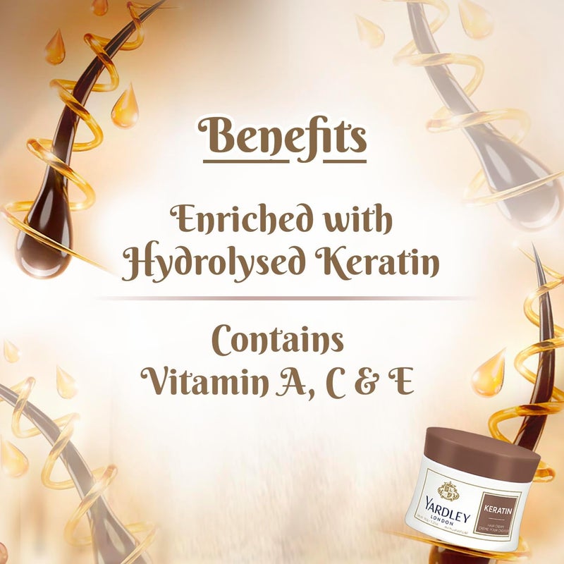 Yardley Keratin Hair Cream - 150g - Image 3