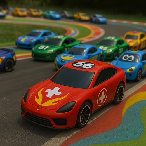 GRAPHENE 50 Unbreakable Pull Back Cars for Kids Metal Alloy Mini Racing Diecast Car Toy Set Strong & Durable Vehicle Pack for Boys, Birthday Gift, Return Gift, khelona Toys(Racing Cars) - Image 1
