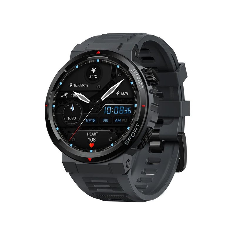 Zeblaze Ares 3 Plus Smart Watch 1.43-inch 3D Interactive Amoled Screen 24H Health Monitoring Bluetooth Calls, Black - Image 1
