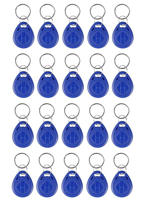 Rfid keychain Key Ring Tags 125Khz T5567/T5577/T5557 Blank Writable RFID Tags (30 Keychains)